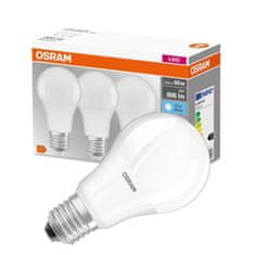 Osram 3x LED žarnica E27 A60 8,5W = 60W 806lm 4000K Nevtralno bel 300°