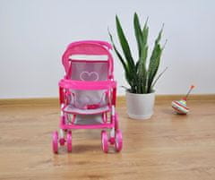 MILLY MALLY Kate Prestige Pink otroški voziček za lutke