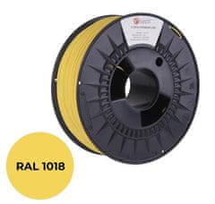 C-Tech tiskarska vrvica PREMIUM LINE ( filament ), PETG, cink rumena, RAL1018, 1,75 mm, 1 kg