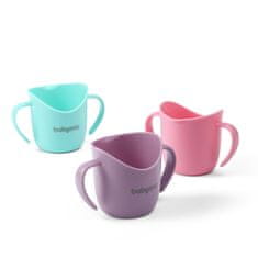 BabyOno Ergonomska skodelica z ušesi 120 ml mint 6m+