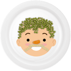 Dooky krožnik Happy Plate