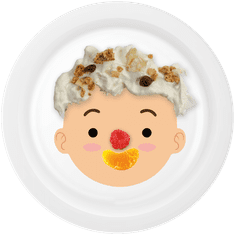 Dooky krožnik Happy Plate