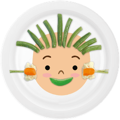 Dooky krožnik Happy Plate