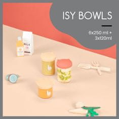 Babymoov steklene sklede s pokrovi ISY BOWLS 6x 250ml + 3x 120ml