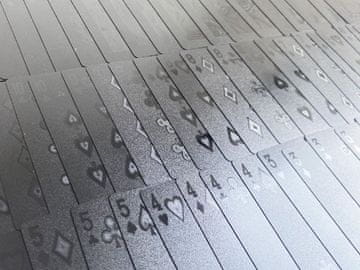 KitchenCover Premium plastične igralne karte, črna barva