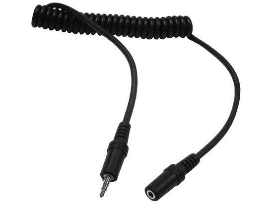 Cabletech Vrvica banana spiralo M-Ž 3.5mm ST. 1.5m