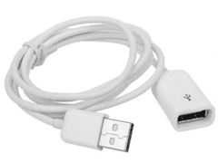 Cabletech USB podaljšek 2.0, A-A 1.8m , beli