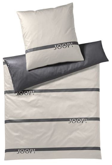 Joop! Posteljnina JOOP! LOGO TRAKOVI 70 x 90 cm in 140 x 220 cm, sivi