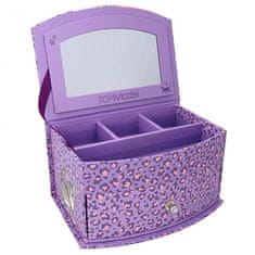 Top Model Škatla za nakit , Vijolična, Talita + Candy, z ogledalom