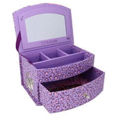 Top Model Škatla za nakit , Vijolična, Talita + Candy, z ogledalom