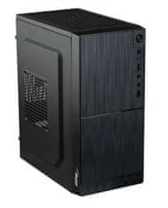 Akyga PC ohišje ATX Micro Tower 1xUSB 2.0 Pocinkano jeklo črno