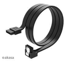 Akasa - Proslim kabel SATA 90° - 50 cm