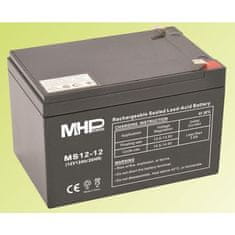 MHpower Pb baterija VRLA AGM 12V/12Ah (MS12-12)