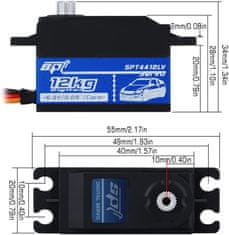 YUNIQUE GREEN-CLEAN Digital Servo Car RC SPT4412LV 12KG Digital Metal Servo z zobniki primeren za RC avto nadgradnjo delov