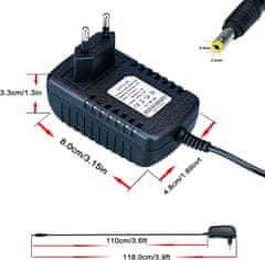 YUNIQUE GREEN-CLEAN Napajalnik 12V 2A transformatorji 24W Napajalni adapter za LED trak, univerzalni polnilnik, zaslon, radio in drugo opremo