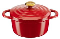 Tefal Air posoda + pokrov, 20 cm, rdeča (E2544455)