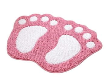 aptel Otroška kopalniška preproga roza stopinje 60cm