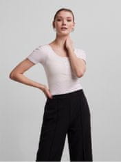 Pieces Ženska majica s kratkimi rokavi PCKITTE Slim Fit 17101439 Bright White (Velikost XL)