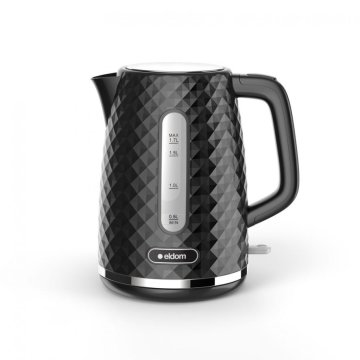 Eldom Kuhalnik C280C ELDOM ELLI 1.7 l, 2200 W, črn, s funkcijo zaščite pred sušenjem, brezžični in 360° osnovo