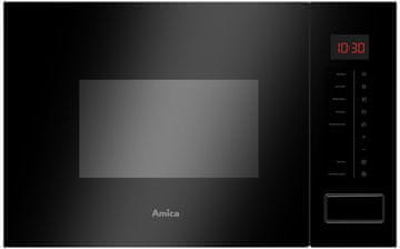 AMI Amica AMMB20E2SGB X-TYPE vgradna mikrovalovna pečica 20 L 1000 W črna