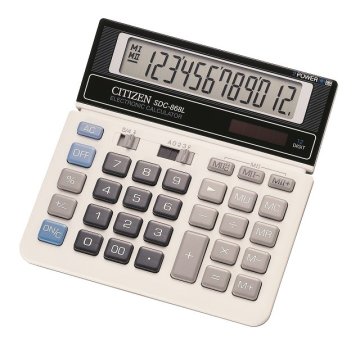 shumee DRŽAVNI KALKULATOR SDC-868L, 12-MESTO, 154X152MM, ČRNO-BEL