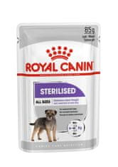 Royal Canin Royal Canin CCN Sterilizirana Pate - vlažna hrana za odrasle pse - 12x85g, primerna za vse pasme, zdrava teža