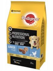 Pedigree PEDIGREE Junior srednje pasme, piščanec in riž - suha hrana za pse - 15kg
