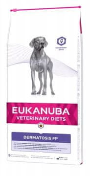Eukanuba Eukanuba Dermatosis FP za pse 12 kg - Suha hrana z ribjim okusom za vse pasme, brez žit, za zdravje kože in dlake