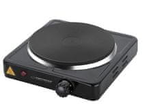 Esperanza Hob Esperanza EKH002K črni, enojna električna kuhalna plošča, 1500 W, okrogla, 5 nastavitev moči