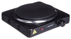 Esperanza Hob Esperanza EKH002K črni, enojna električna kuhalna plošča, 1500 W, okrogla, 5 nastavitev moči