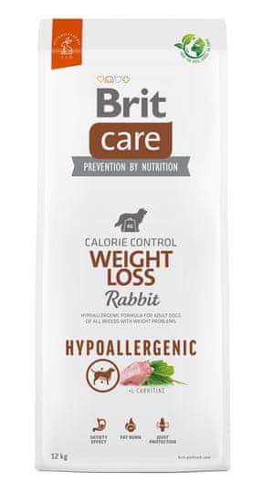 Brit BRIT Care Hypoallergenic Adult Weight Loss Rabbit - suha hrana za pse - 12 kg