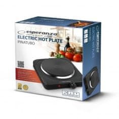Esperanza Hob Esperanza EKH002K črni, enojna električna kuhalna plošča, 1500 W, okrogla, 5 nastavitev moči