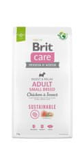 Brit BRIT Care Dog Sustainable Adult Small Breed Chicken &amp; Insect - suha hrana za pse - 7 kg