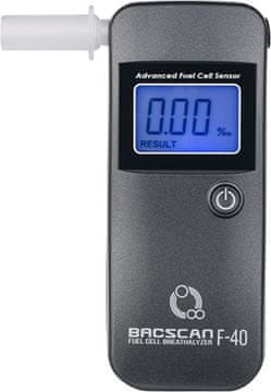 slomart Bacscan f-40 alkoholni tester 0 - 4 % sive barve