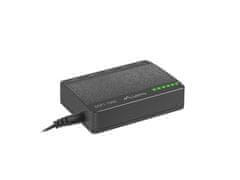 Lanberg LANBERG 5-portni gigabitni preklopnik DSP1-1005, črn, nepodprt, 10 Gbit/s, vklj. AC adapter in navodila za hitro zagon.