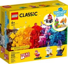 LEGO LEGO Classic 11013 Ustvarjalni prozorni kocke za gradnjo, 4+ let, multicolor, 262x222x95 mm, kreativna igrača