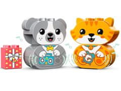 LEGO LEGO DUPLO 10977 Moja prva kuža in mucek s zvoki, multicolor, 22 elementov, za otroke 1,5+ let