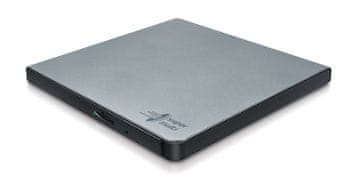 slomart Hitachi-LG Zunanji prenosni DVD-RW zapisovalnik, srebrn