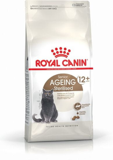 Royal Canin Royal Canin Senior Ageing Sterilised 12+ suha hrana za mačke Koruza, perutnina, zelenjava 400 g