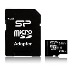Silicon Power Silicon Power Elite 256 GB MicroSDXC UHS-I Class 10 - Vodoodporna, odporna na udarce, visoka hitrost branja 85 MB/s