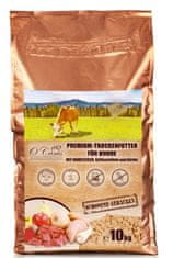 slomart O'CANIS Govedina, sladki krompir, buča - pečena suha hrana za pse - 10 kg