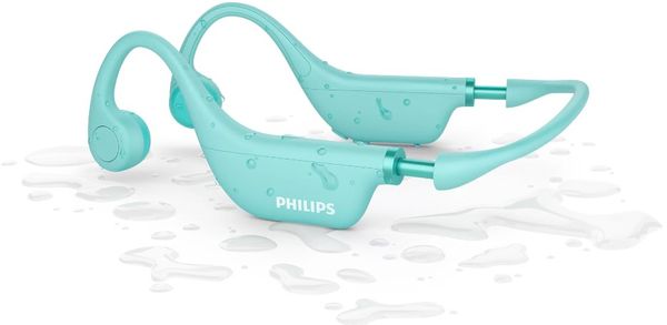sodobne slušalke bluetooth za otroke philips tak4607 omejena glasnost odprta zasnova zvok kostne prevodnosti polnjenje usb priložen mikrofon