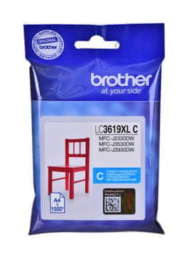 BROTHER Originalna modra (cyan) črnilna kartuša Brother LC-3619XLC, Standard Yield