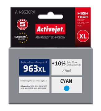 Črnilo Activejet za HP 963XL 3JA27AE reg AH-963CRX