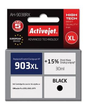 ActiveJet Activejet AH-903BRX zamjenska tinta za HP 903XL, crna, 30 ml