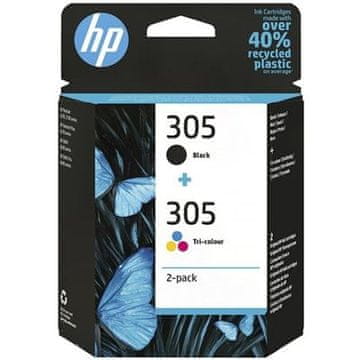 HP 305 Originalne kartuše s črno in barvno črnilo, 2 kosa