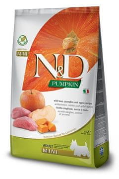 Farmina Farmina Pet Food N&D Pumpkin Pasja hrana, divjačina in jabolko, mini pasme, 2.5 kg
