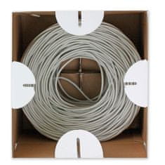 Techly Techly ITP9-RIS-0305 omrežni kabel Siv 305 m Cat6 S/FTP (S-STP), 1000 Mbit/s, CE in RoHS certifikati, 1 leto garancije
