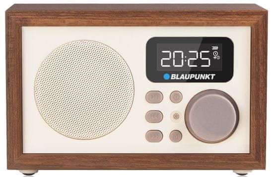 Blaupunkt Blaupunkt HR5BR digitalna ura radijski sprejemnik v bež barvi s funkcijo budilke in MP3 predvajanjem