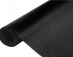 Korbi Zaščitna nedrseča podloga 150x50 cm črna PVC